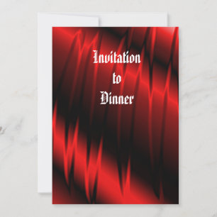 Invitation Foule rouge