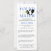 Invitation Found Her Match Pickleball Bachelorette Itinerary (Devant)
