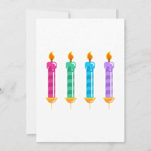 Invitation Four Candles (Devant)