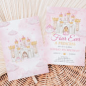 Invitation Four Ever a Princess Birthday Party