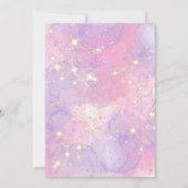 Invitation Four Ever A Princess Pink Girl 4ème anniversaire (Dos)