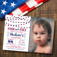 Four Ever Free ! Fête du 4 juillet Anniversaire 4