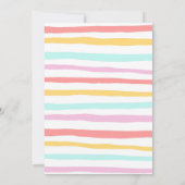 Invitation Four Ever Magique Unicorne 4e anniversaire (Dos)