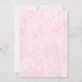 Invitation Four Ever Princess - Fille 4e anniversaire (Dos)