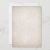 Invitation Four Ever Wild Woodland Animal 4e anniversaire (Dos)