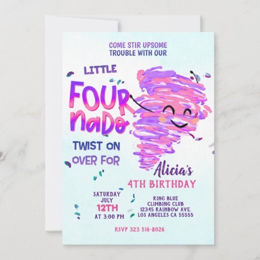 Invitation Four-nado (Devant)