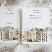Invitation Four Seasons Hotel George V Paris Mariage