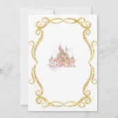 Invitation Fourever une Princesse Anniversaire (Dos)