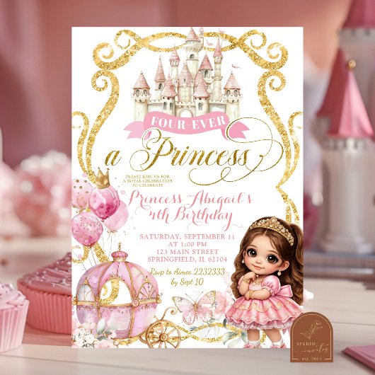 Invitation Fourever une princesse espagnole