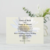 Invitation Fournitures de mariage Daisy Shadow et Light (Debout devant)