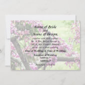 Invitation Fournitures de mariage Phoebe dans un arbre Redbud (Devant)