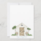 Invitation Fournitures pour la fête de mariage des couples de (Dos)