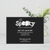 Invitation Fous Yeux Soirée Halloween Effrayante (Debout devant)