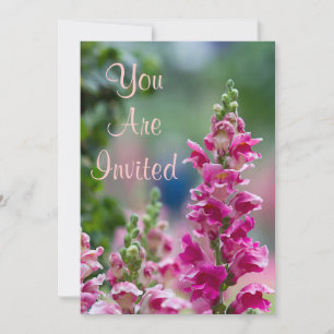 Invitation Foxglove rose florissante