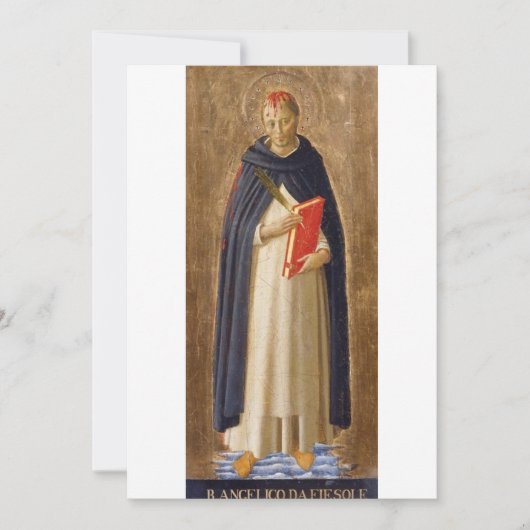 Invitation Fra Angelico - Saint Peter Martyr (Devant)