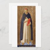 Invitation Fra Angelico - Saint Peter Martyr (Devant / Derrière)