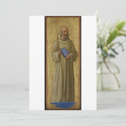 Invitation Fra Angelico - Saint Romuald (Debout devant)