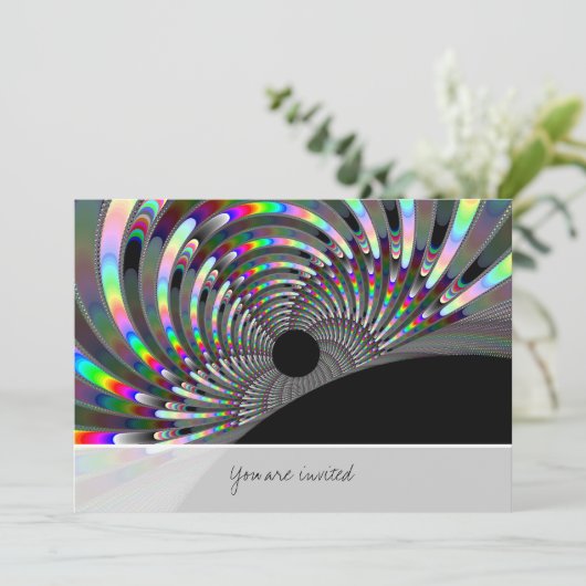 Invitation Fractage Art déco (Debout devant)