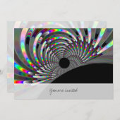 Invitation Fractage Art déco (Devant / Derrière)