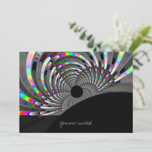 Invitation Fractage Art déco (Debout devant)