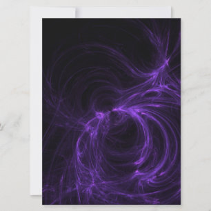 Invitation fractale violette