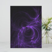 Invitation fractale violette (Debout devant)