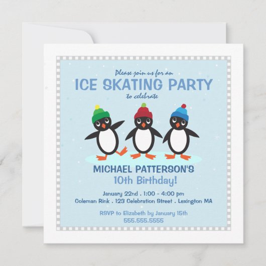 Invitation fraîche de fête d'anniversaire de (Devant)