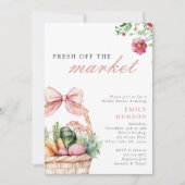 Invitation Fraîche De La Fête des mariées Du Marché (Devant)