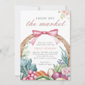 Invitation Fraîche De La Fête des mariées Du Marché (Devant)