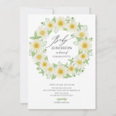 Invitation Fraîche Fraîche Fraîche Bébé Déjeuner (Devant)