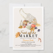 Invitation Fraîche hors du marché Sac français Fête des marié (Devant)