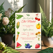 Invitation Fraîche hors Fête des mariées du marché