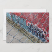 Invitation fraîche urbaine de fête d'anniversaire (Dos)