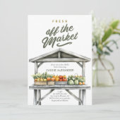 Invitation Fraîchement à la Fête des mariées du marché (Debout devant)