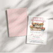 Invitation Fraîchement à la Fête des mariées du marché