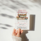 Invitation Fraîchement à la Fête des mariées du marché