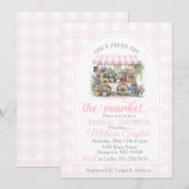 Invitation Fraîchement arrivée sur le marché | Mariage de mar (Devant / Derrière)