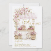 Invitation Fraîchement De La Fête des mariées De Marché Des A (Devant)