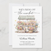 Invitation Fraîchement De La Fête des mariées De Marché Des A (Devant)