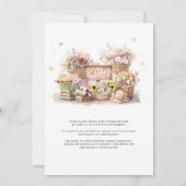 Invitation Fraîchement De La Fête des mariées De Marché Des A (Dos)