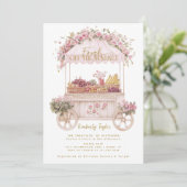 Invitation Fraîchement De La Fête des mariées De Marché Des A (Debout devant)