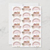 Invitation Fraîchement De La Fête des mariées De Marché Des A (Dos)