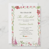 Invitation Fraîchement De La Fête des mariées De Marché Des A (Devant)