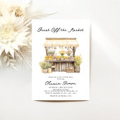 Invitation Fraîchement De La Fête des mariées De Marché Des A