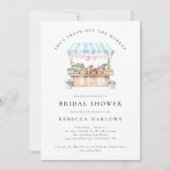 Invitation Fraîchement De La Fête des mariées De Marché Des A (Devant)