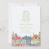 Invitation Fraîchement de la Fête des mariées du marché des a (Devant)