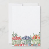 Invitation Fraîchement de la Fête des mariées du marché des a (Dos)