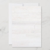 Invitation Fraîchement de la Fête des mariées du marché des a (Dos)