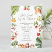 Invitation Fraîchement de la Fête des mariées du marché des a