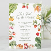 Invitation Fraîchement de la Fête des mariées du marché des a